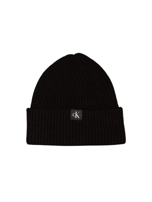 Calvin Klein Jeans berretto in maglia bambino nero