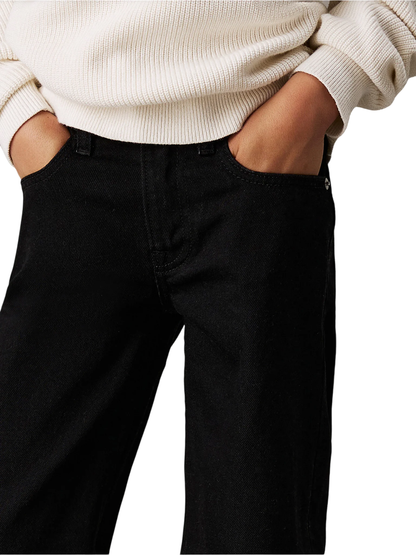 Calvin Klein Jeans jeans gamba larga lavaggio nero