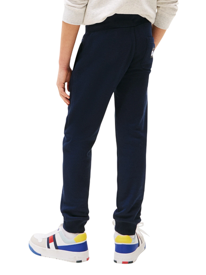 Tommy Hilfiger pantaloni joggers in felpa blu
