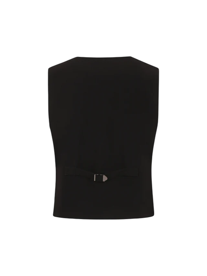 John Richmond gilet doppiopetto Umben nero