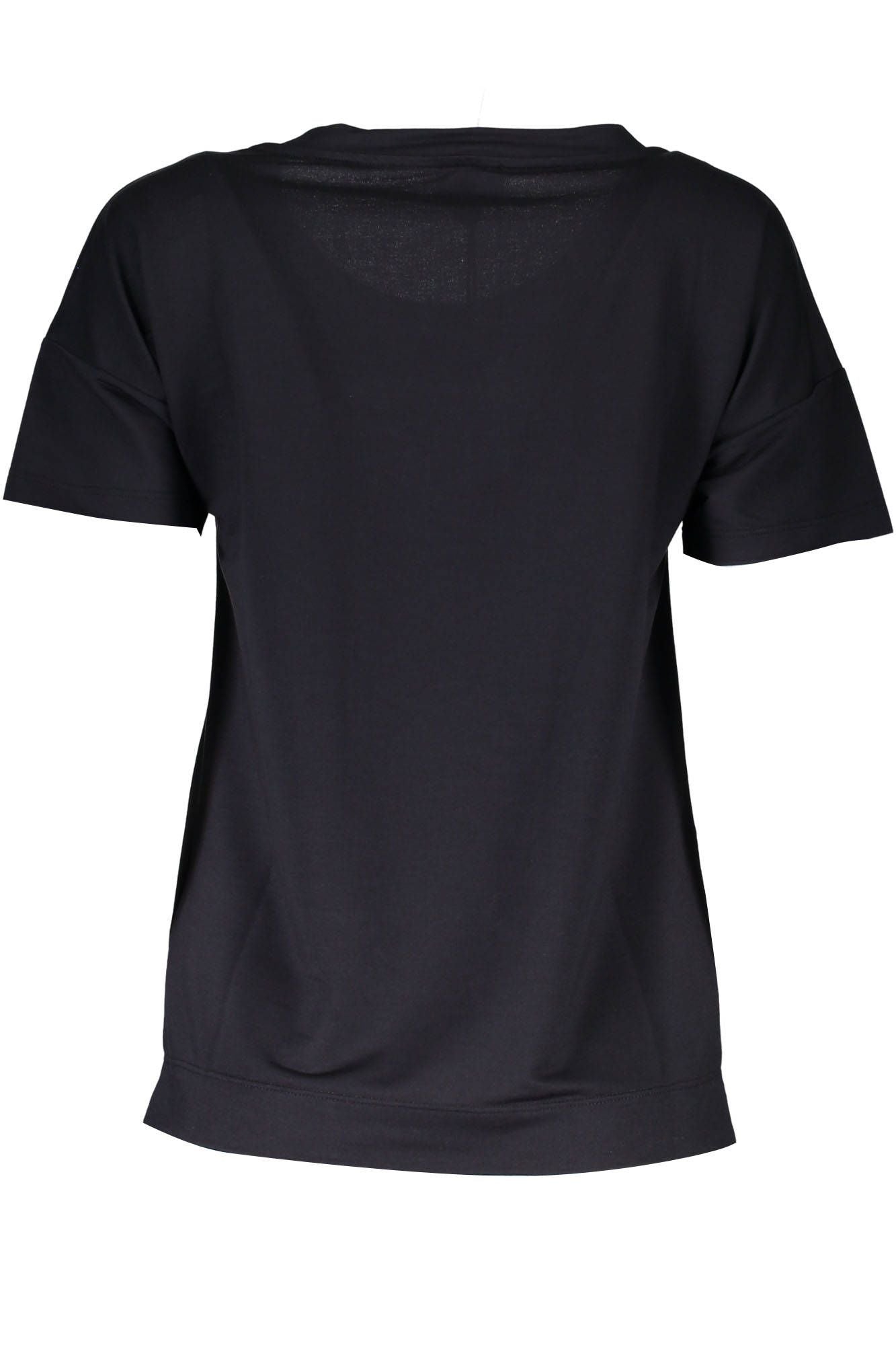 JUST CAVALLI T-SHIRT MANICHE CORTE DONNA NERO""