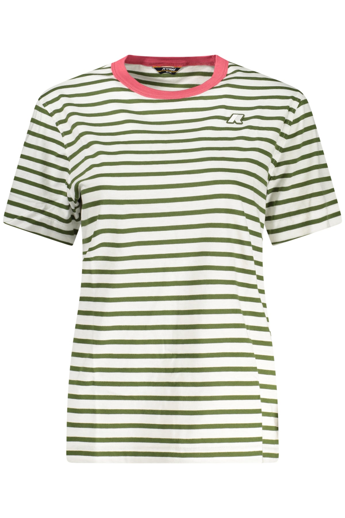K-WAY T-SHIRT MANICHE CORTE DONNA BIANCO