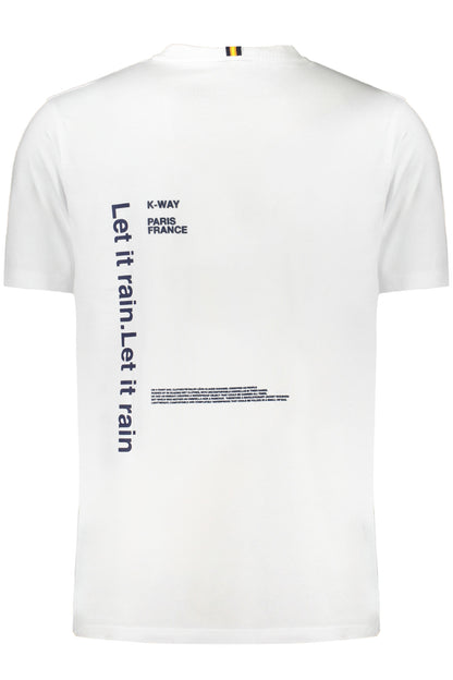 K-Way T-Shirt Maniche Corte Uomo Bianco