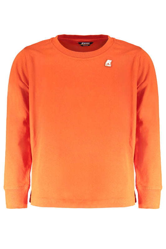 K-Way T-Shirt Maniche Lunghe Bambino Arancio