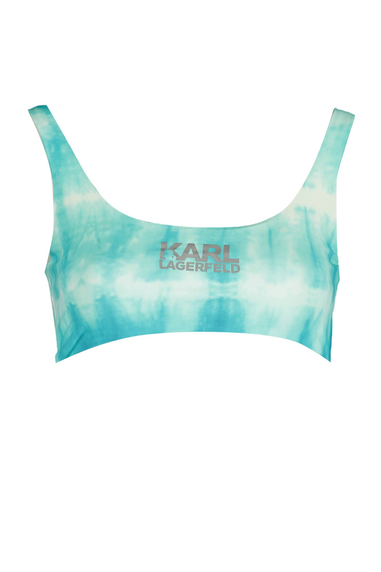 KARL LAGERFELD BEACHWEAR COSTUME PARTE SOPRA DONNA AZZURRO""