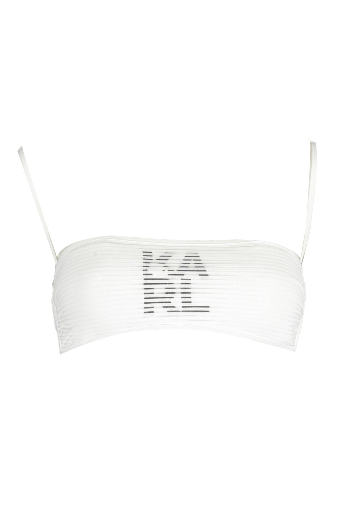 KARL LAGERFELD BEACHWEAR COSTUME PARTE SOPRA DONNA BIANCO""