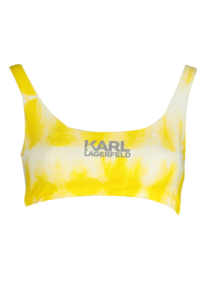 KARL LAGERFELD BEACHWEAR COSTUME PARTE SOPRA DONNA GIALLO""