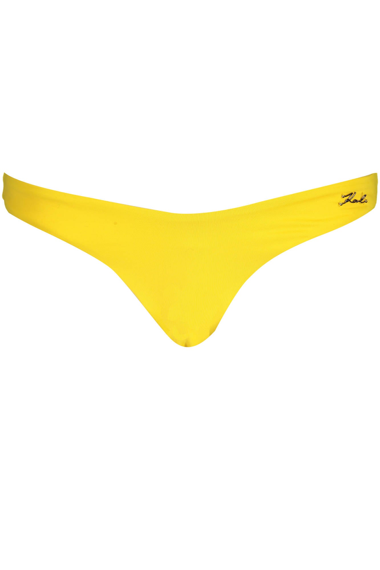 Karl Lagerfeld Beachwear Costume Parte Sotto Donna Giallo""