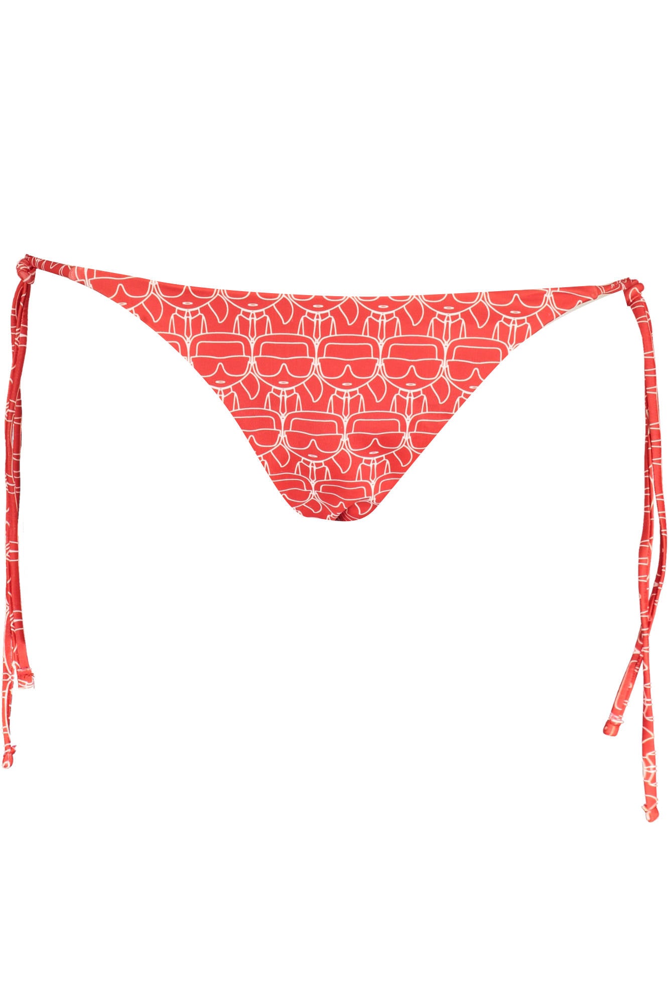 Karl Lagerfeld Beachwear Costume Parte Sotto Donna Rosso""