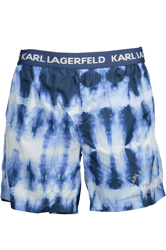 Karl Lagerfeld Beachwear Costume Parte Sotto Uomo Azzurro