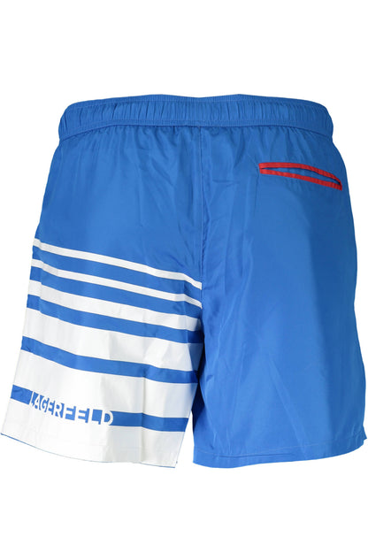 Karl Lagerfeld Beachwear Costume Parte Sotto Uomo Azzurro