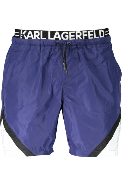 Karl Lagerfeld Beachwear Costume Parte Sotto Uomo Blu