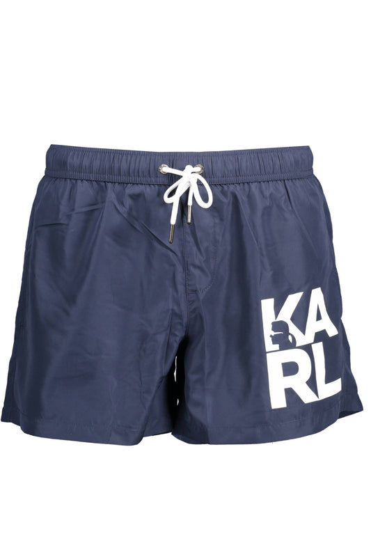 Karl Lagerfeld Beachwear Costume Parte Sotto Uomo Blu