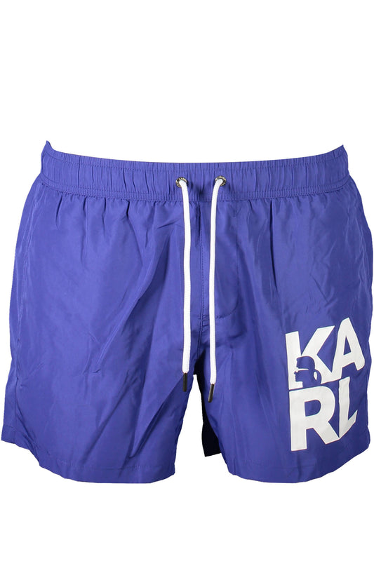 Karl Lagerfeld Beachwear Costume Parte Sotto Uomo Blu