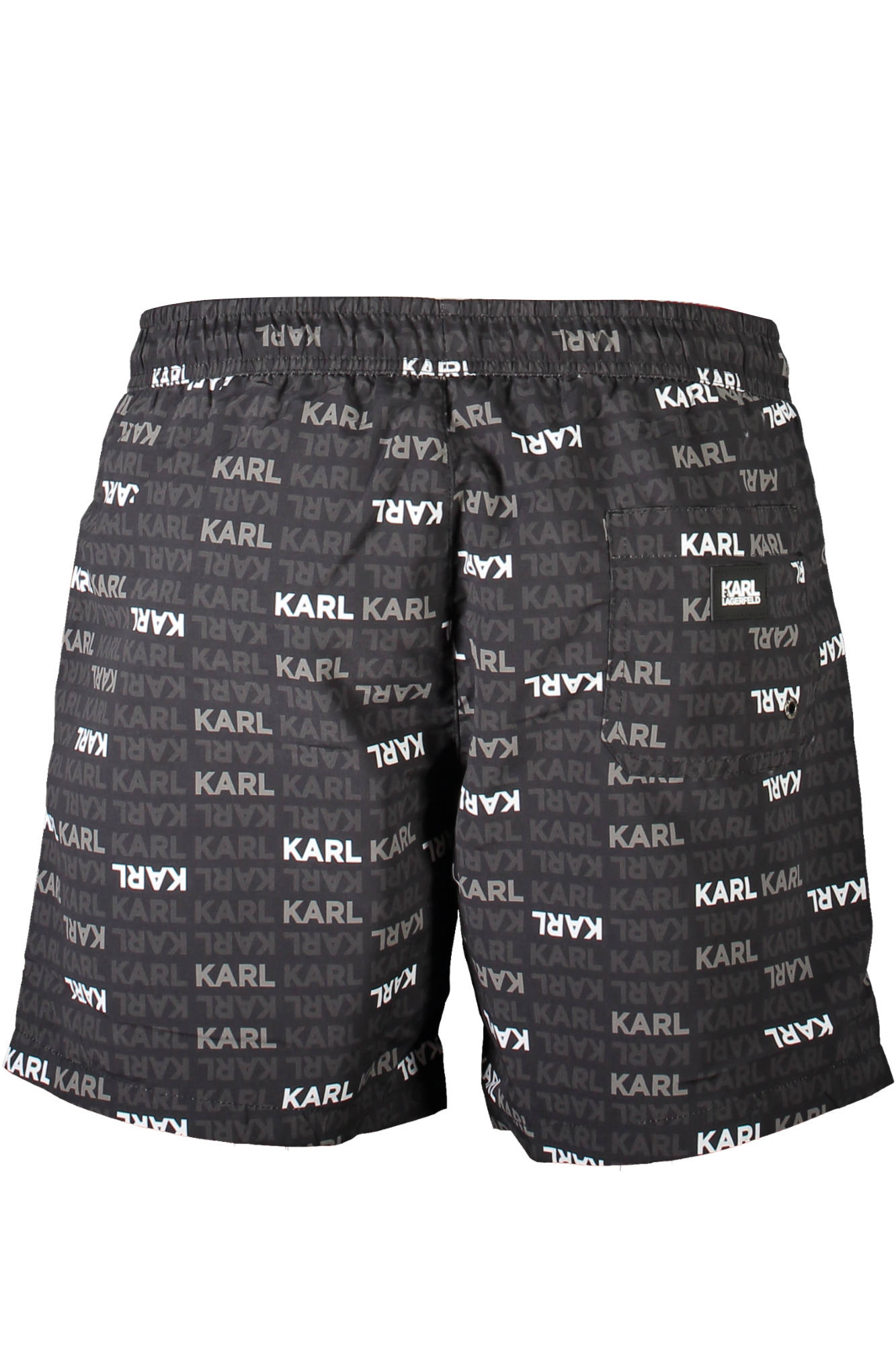 Karl Lagerfeld Beachwear Costume Parte Sotto Uomo Nero