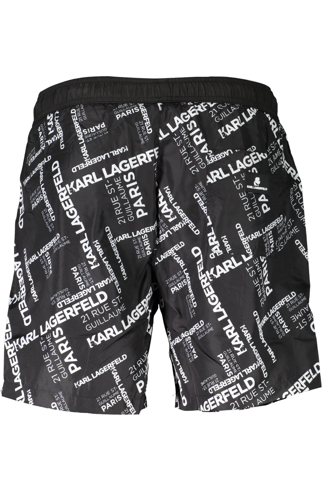 Karl Lagerfeld Beachwear Costume Parte Sotto Uomo Nero