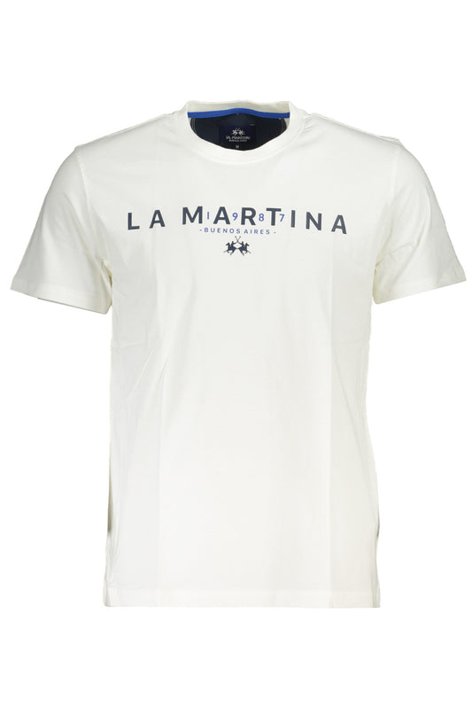 LA MARTINA T-SHIRT MANICHE CORTE UOMO BIANCO