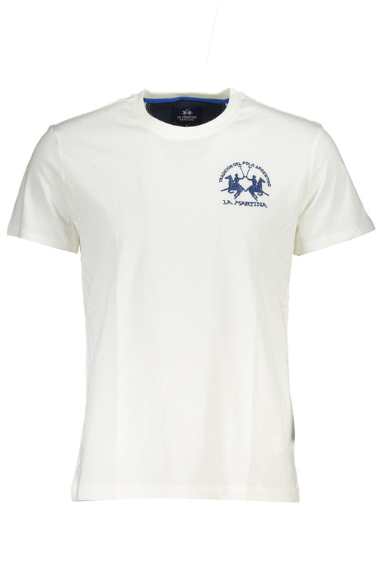 LA MARTINA T-SHIRT MANICHE CORTE UOMO BIANCO