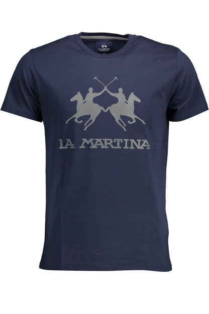 LA MARTINA T-SHIRT MANICHE CORTE UOMO BLU