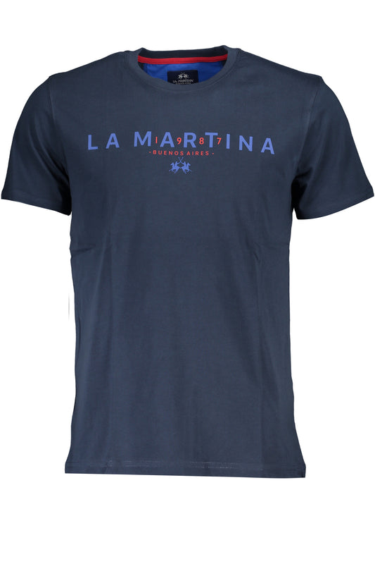 La Martina T-Shirt Maniche Corte Uomo Blu