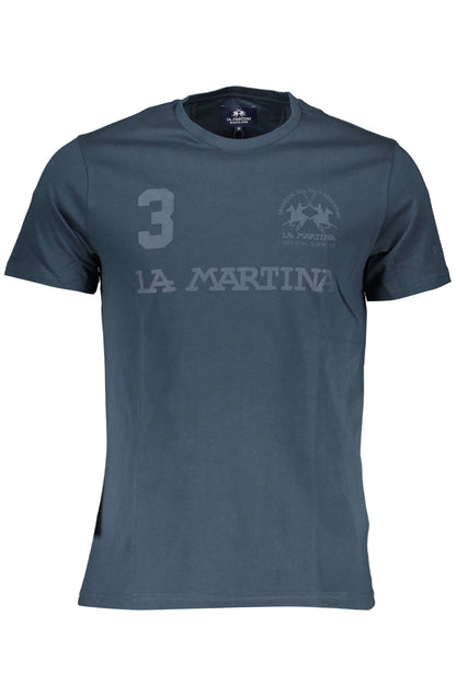 LA MARTINA T-SHIRT MANICHE CORTE UOMO BLU