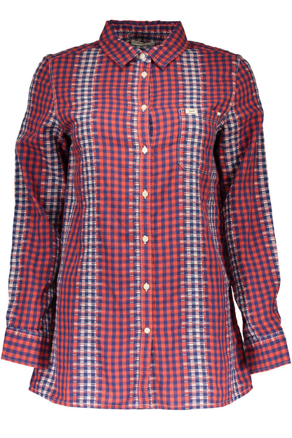 LEE CAMICIA MANICHE LUNGHE UOMO ROSSO