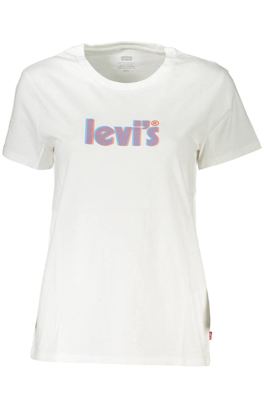 LEVI'S T-SHIRT MANICHE CORTE DONNA BIANCO