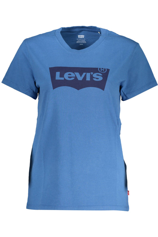 LEVI'S T-SHIRT MANICHE CORTE DONNA BLU