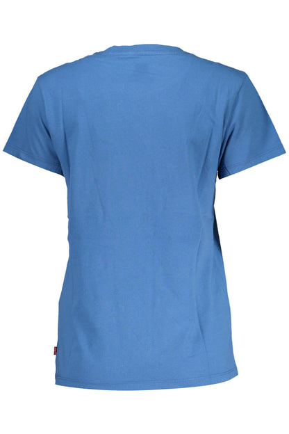 LEVI'S T-SHIRT MANICHE CORTE DONNA BLU