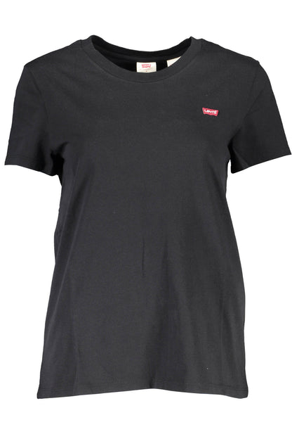 LEVI'S T-SHIRT MANICHE CORTE DONNA NERO