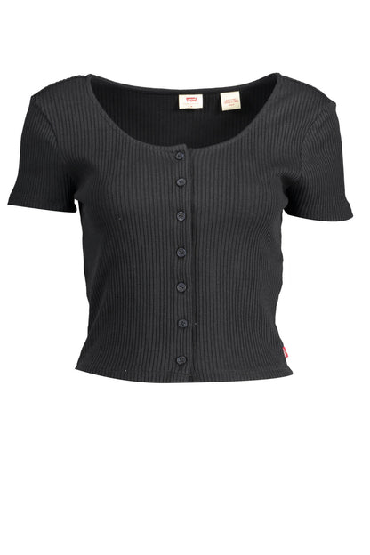 Levi'S T-Shirt Maniche Corte Donna Nero""