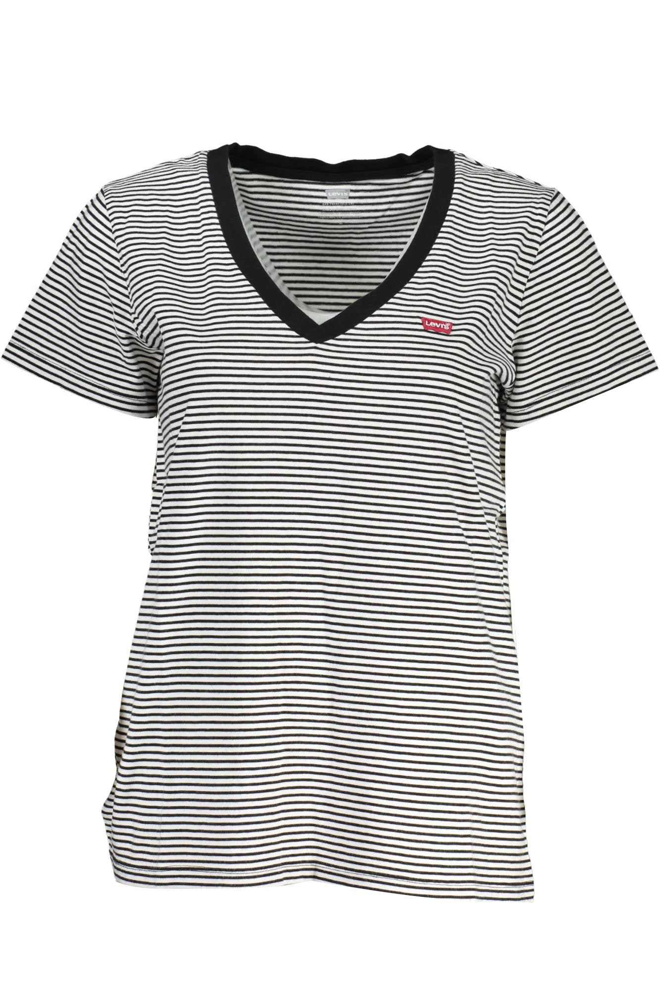 LEVI'S T-SHIRT MANICHE CORTE DONNA NERO