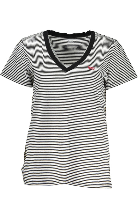 LEVI'S T-SHIRT MANICHE CORTE DONNA NERO