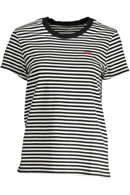 LEVI'S T-SHIRT MANICHE CORTE DONNA NERO