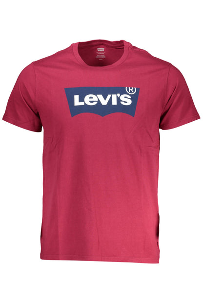 LEVI'S T-SHIRT MANICHE CORTE UOMO ROSSO