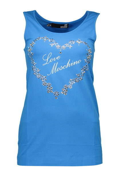 Love Moschino Canotta Donna Blu""