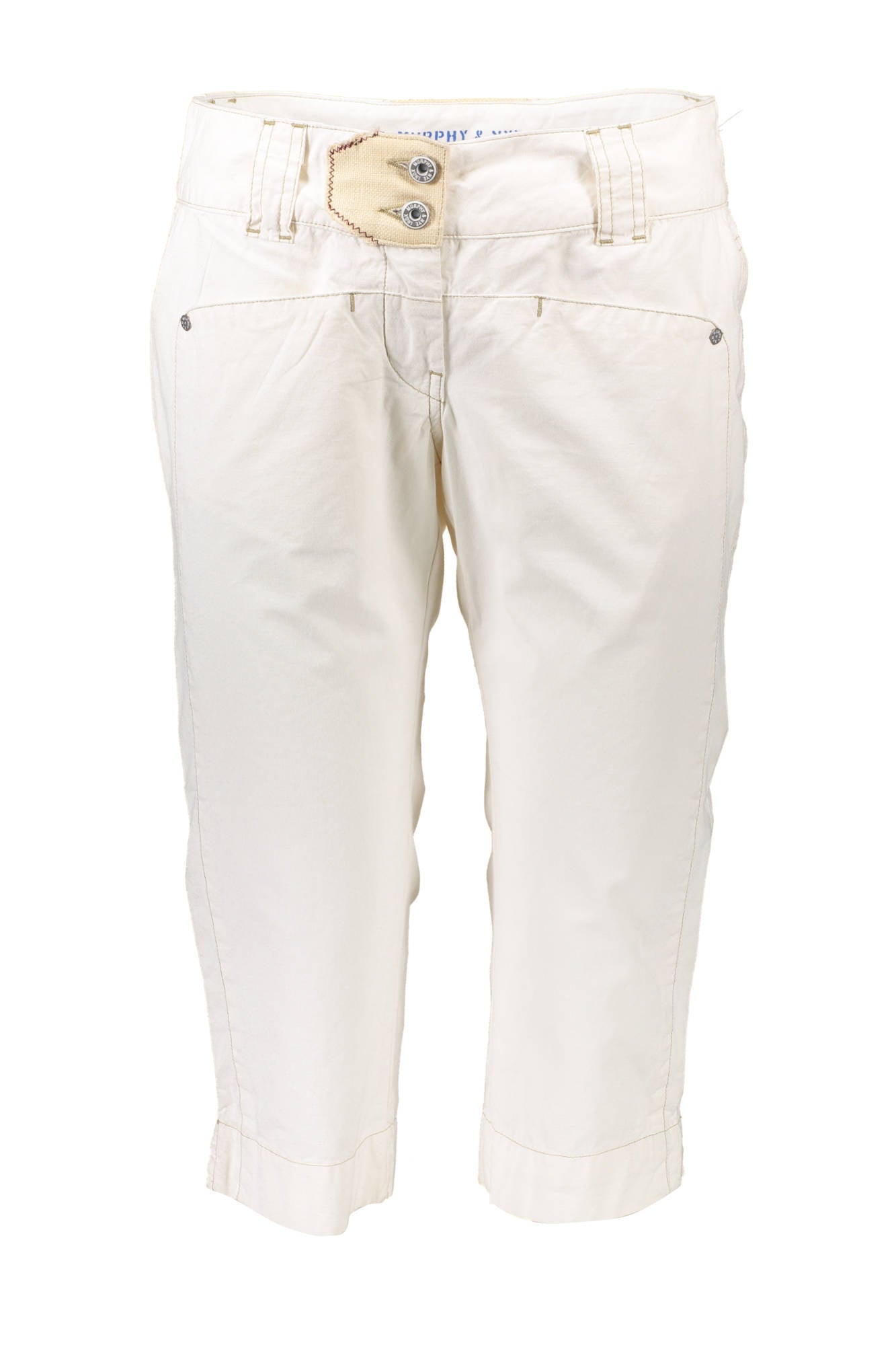 MURPHY&NYE PANTALONE BERMUDA DONNA BIANCO