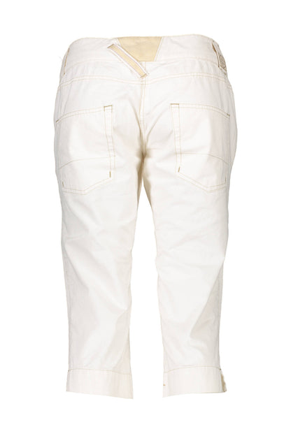 MURPHY&NYE PANTALONE BERMUDA DONNA BIANCO