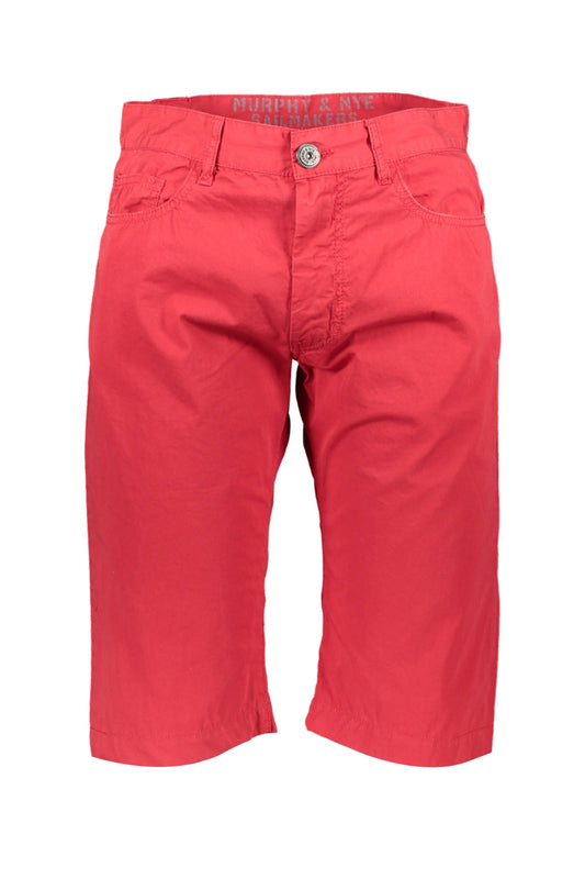 MURPHY&NYE PANTALONE BERMUDA UOMO ROSSO