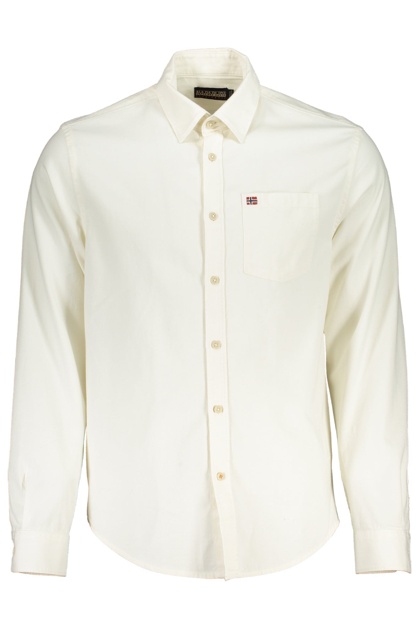 NAPAPIJRI CAMICIA MANICHE LUNGHE UOMO BIANCO