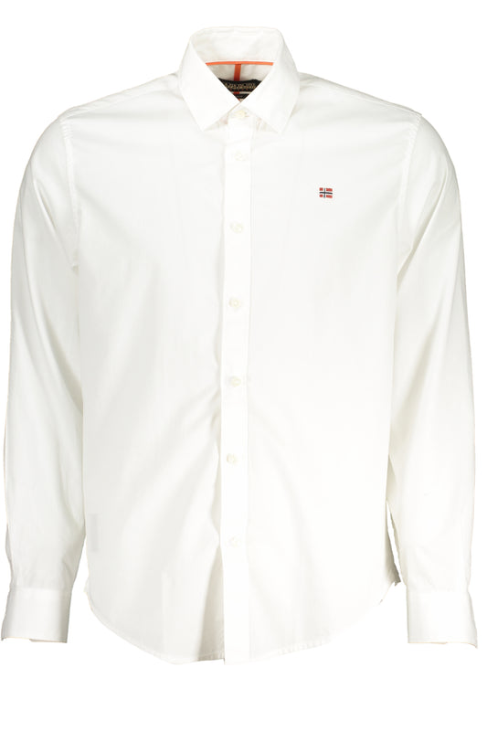 Napapijri Camicia Maniche Lunghe Uomo Bianco