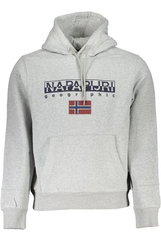 NAPAPIJRI FELPA SENZA ZIP UOMO GRIGIO""