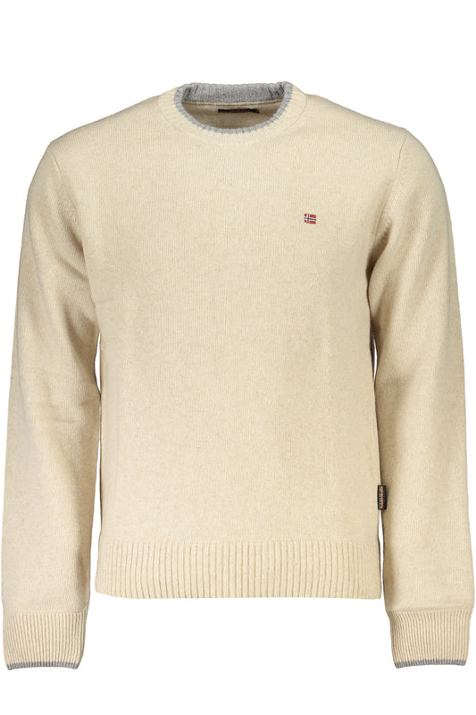 NAPAPIJRI MAGLIONE UOMO BEIGE""