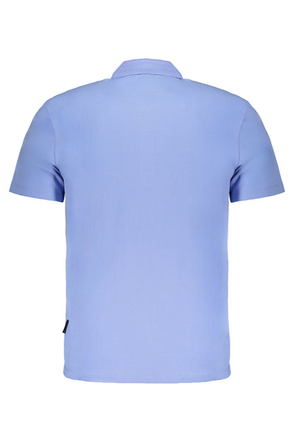 NAPAPIJRI POLO MANICHE CORTE UOMO AZZURRO