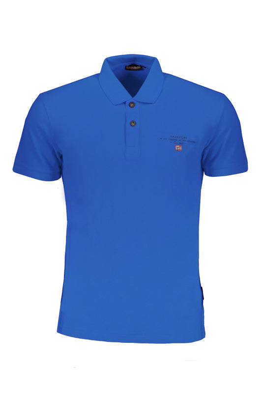 NAPAPIJRI POLO MANICHE CORTE UOMO BLU