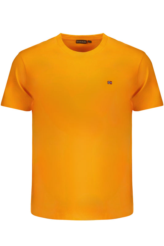 Napapijri T-Shirt Maniche Corte Uomo Arancio