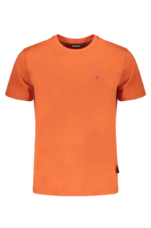 Napapijri T-Shirt Maniche Corte Uomo Arancio