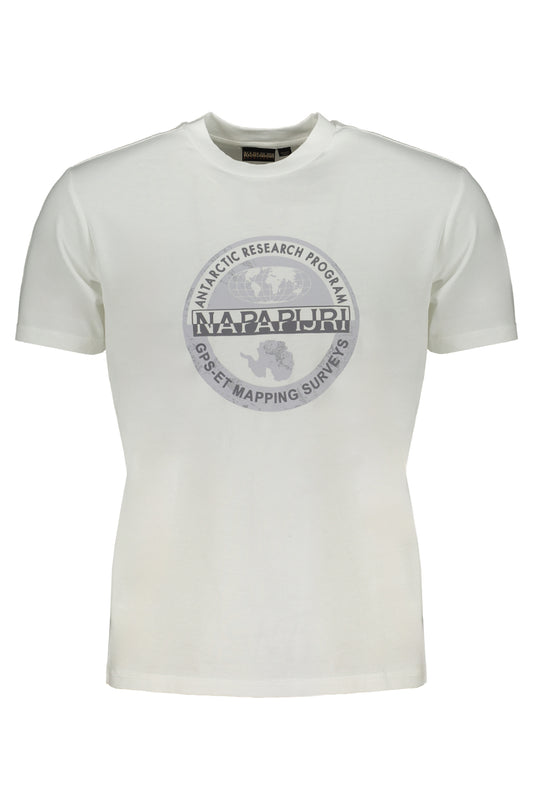 Napapijri T-Shirt Maniche Corte Uomo Bianco