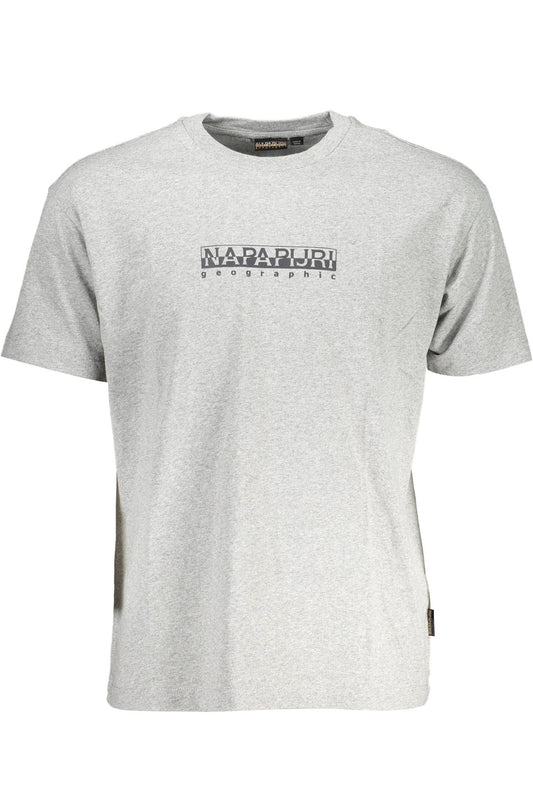 NAPAPIJRI T-SHIRT MANICHE CORTE UOMO GRIGIO