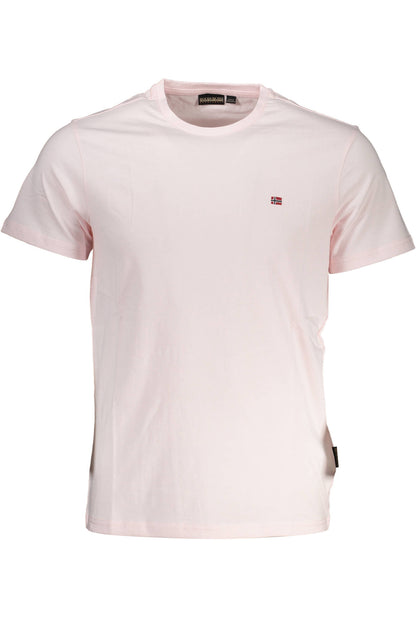 NAPAPIJRI T-SHIRT MANICHE CORTE UOMO ROSA